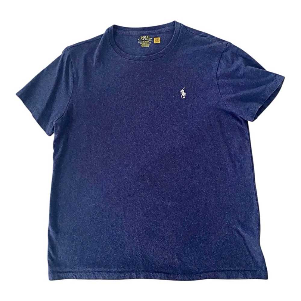 Polo Ralph Lauren Blue Short Sleeve T Shirt Men’s Slim Fit Large